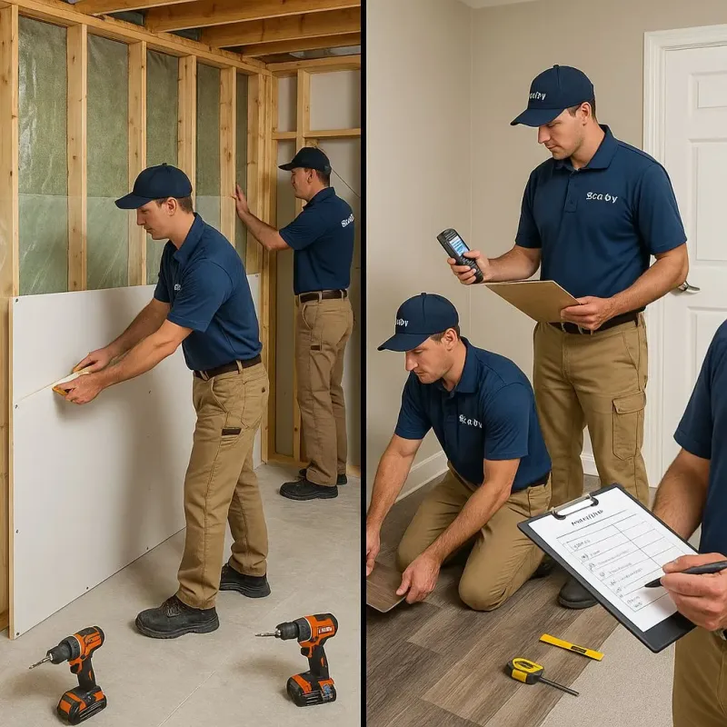 Repairs and Reconstruction process in Midway, AR